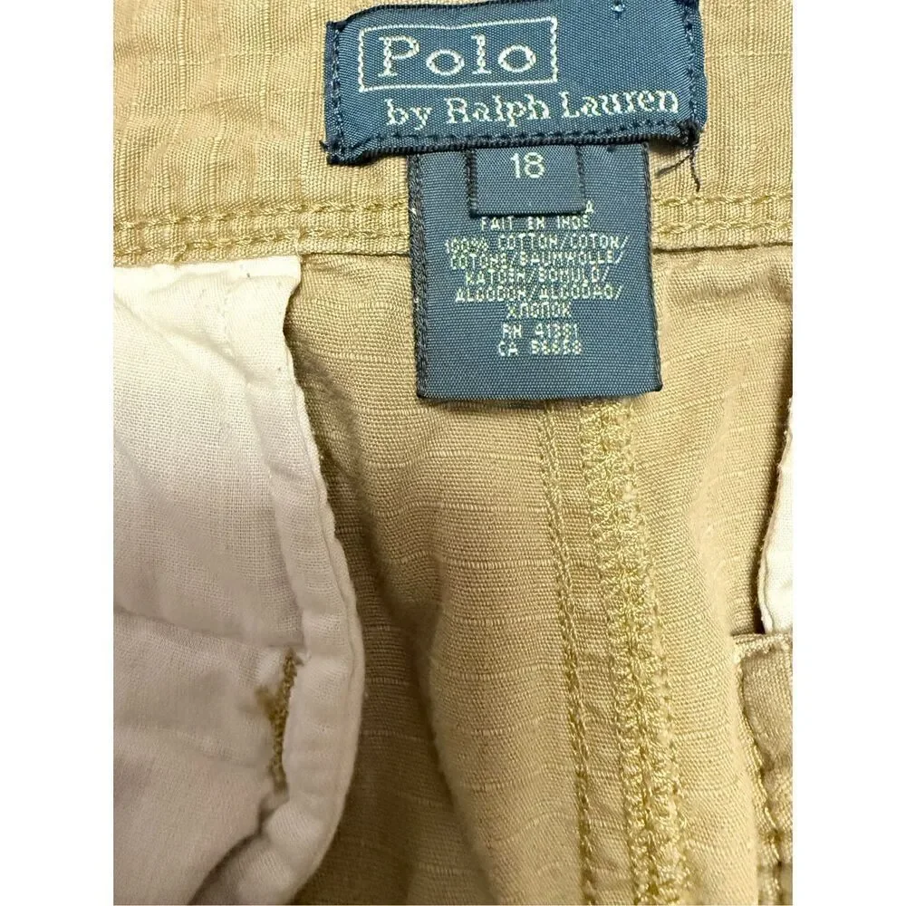Polo Ralph Lauren Vintage Cargo Pants Boys Sz. 18